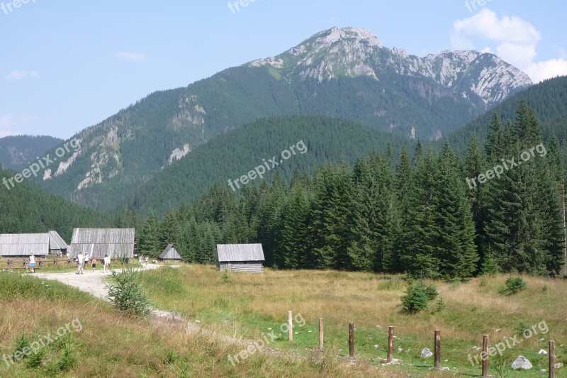 Tatry Poland Mountains Landscape Nature