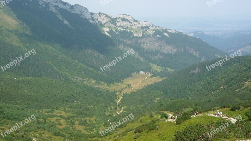 Tatry Mountains Landscape Nature Top View