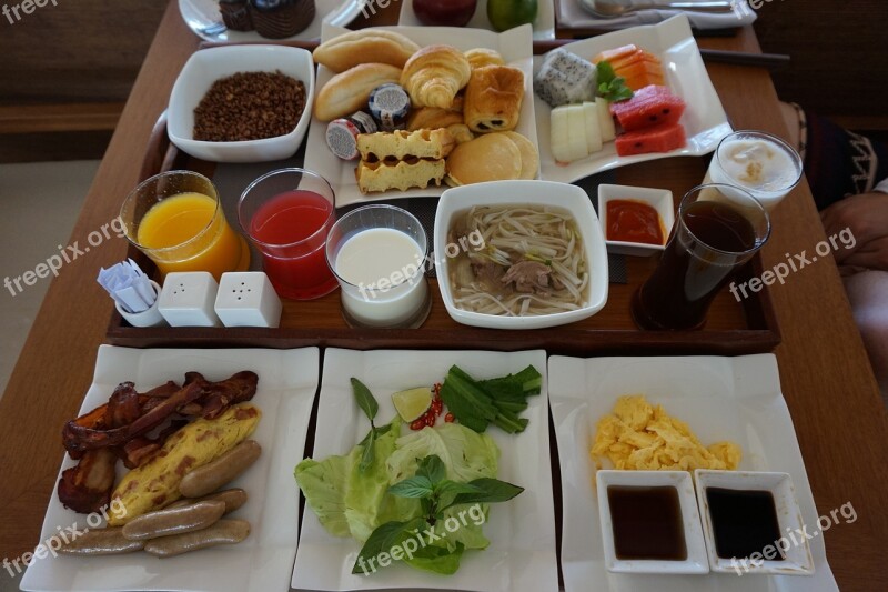 Room Service Resort Breakfast Free Photos