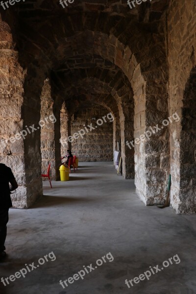 Golconda Fort Architecture Hyderabad India Free Photos