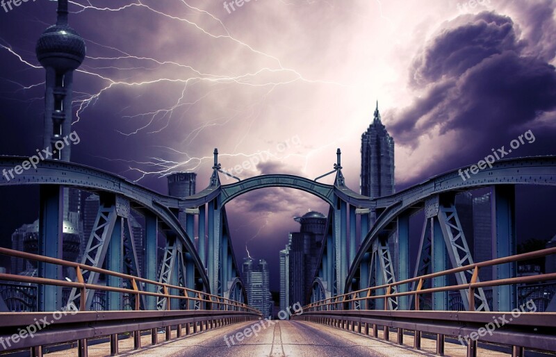 Lightning City Bridge Weather Purpose