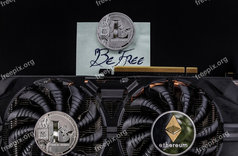 Cryptocurrency Freedom Concept Freedom Concept Money