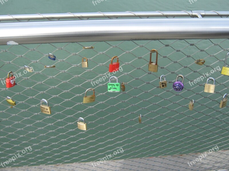 Love Castle Love Locks Bridge Padlocks