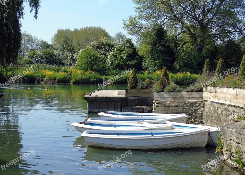 Rowing Boat Water Row River