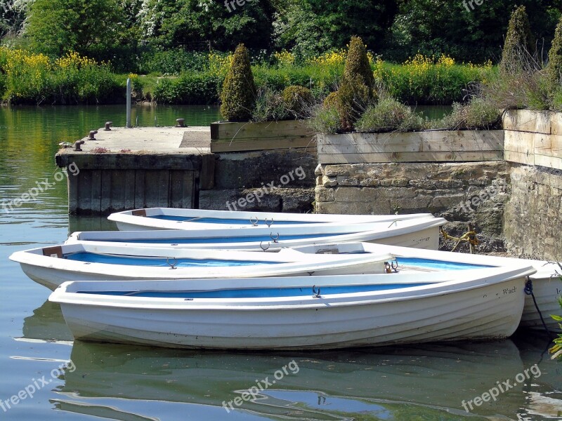 Boat River Thames Dock Jetty