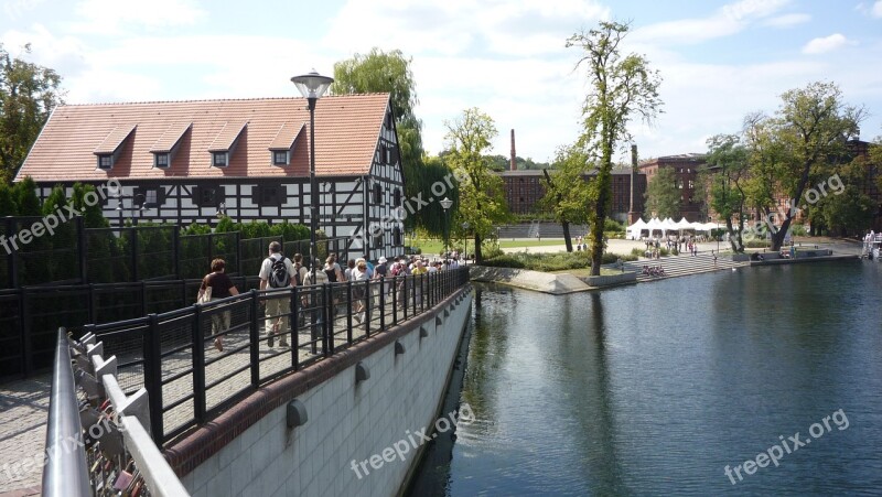 Bydgoszcz Poland Brda River Landscape