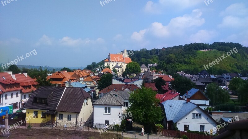 Kazimierz Dolny Poland Panorama Of The City View City