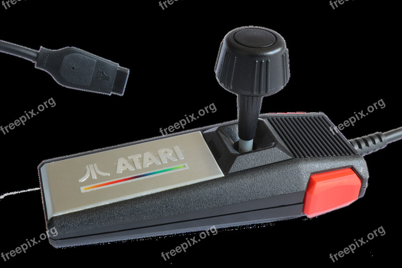 Atari Joystick Console Video Game Play