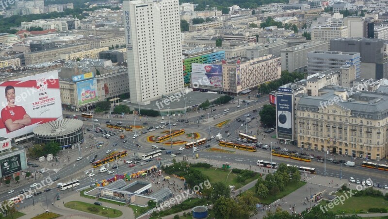 Warsaw Poland The Capital Of The Tourism The City Centre