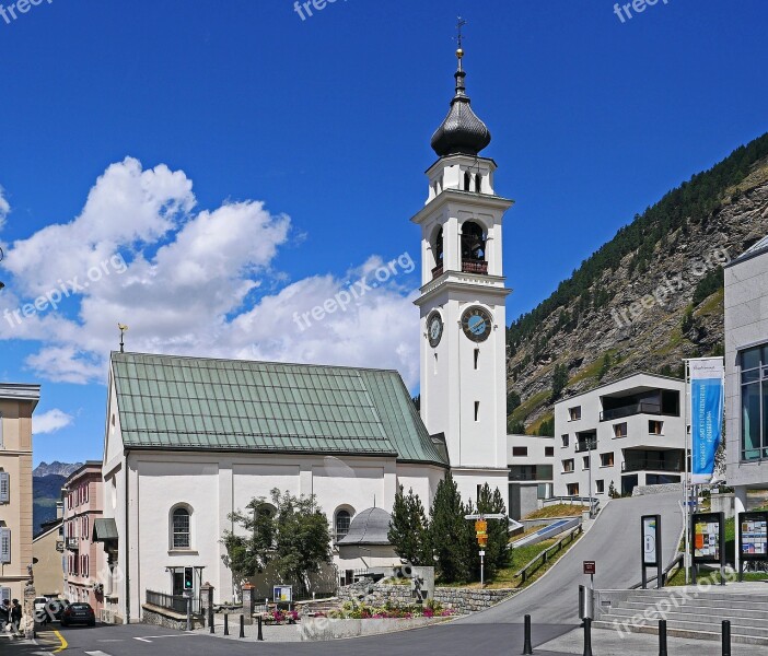 Switzerland Pontresina Engadin Rhätikon Graubünden