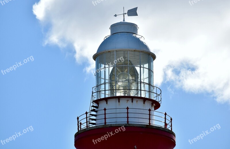 Lighthouse Lamp Navigation Cape Agulhas Maritime