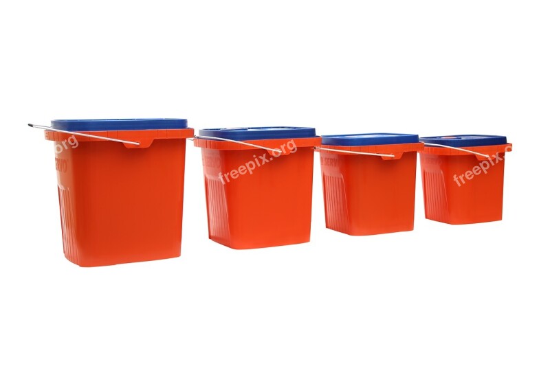 Boxes Plastic Containers Storage Red