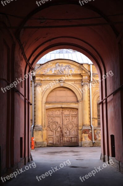 Arch Doors Door Street Old