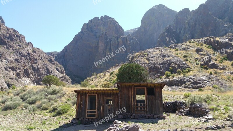 Mountains Cabin New Mexico House Nature