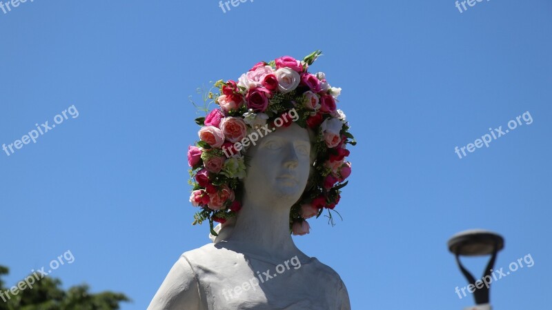 Sculpture Rose Festival Hair Decoration Corolla Free Photos