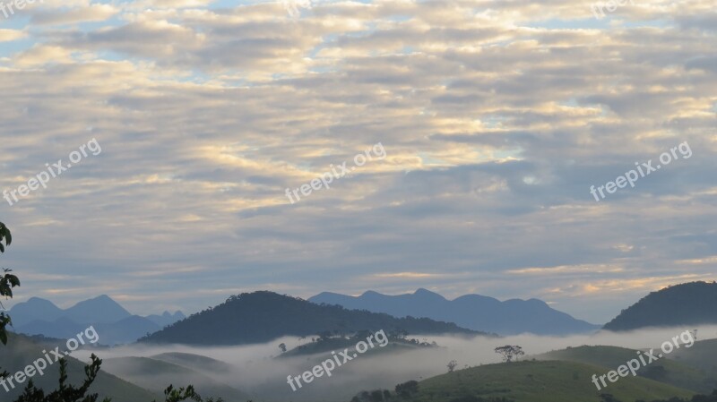 Drizzle Serra Hill Mountain Landscape