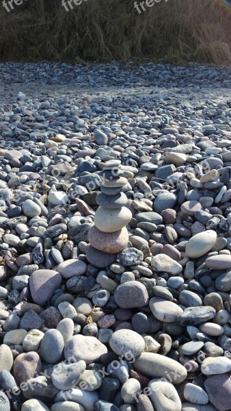 Baltic Sea Kühlungsborn Stones Beach By The Sea