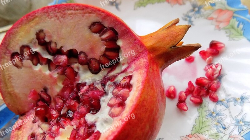 Pomegranate Fruit Food Free Photos