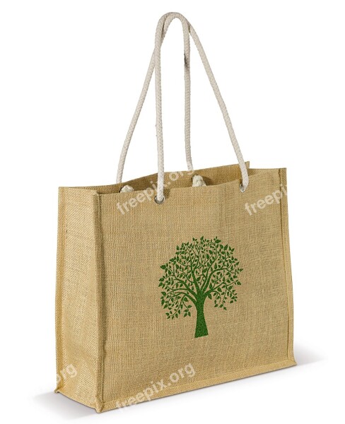 Jute Cotton Handle Bag Jute Bags Laminated Shopping Bag Free Photos