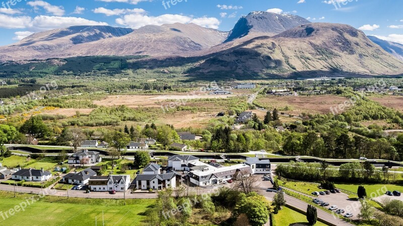 Ben Nevis Drone Aerial Scotland Countryside