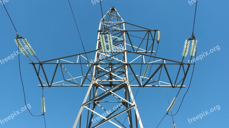 Electricity Energy Wire Transmission Towers Electric Power