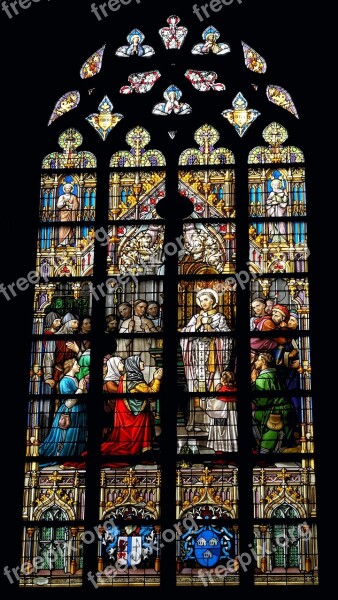 Church Window Stained Glass Window Stained Glass Church Architecture