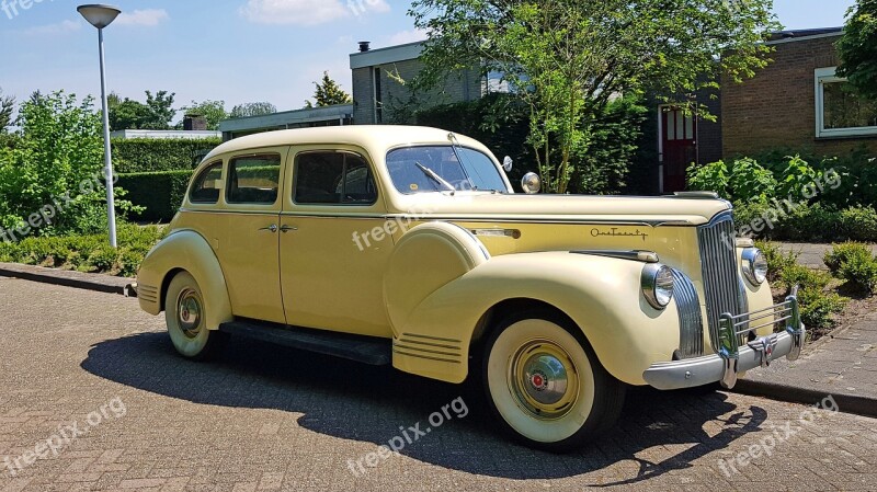 Packard Oldtimer Car Retro Automotive