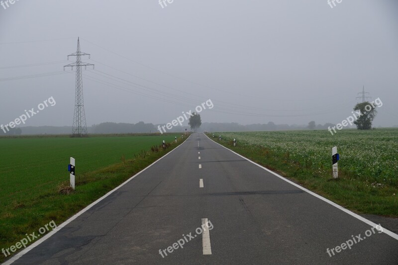 Road Country Road Asphalt Side Street Road Post