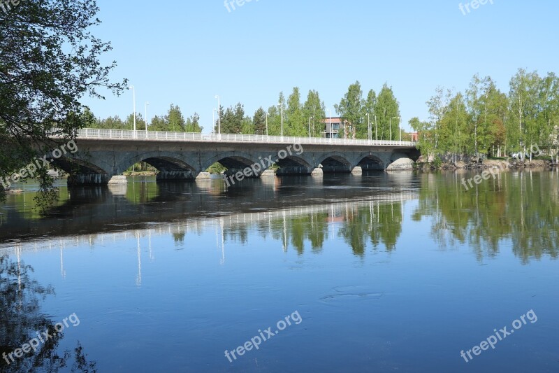 Finnish Sastamala Bridge Vammaskoski Iron Water