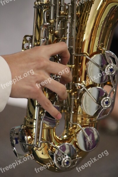 Saxophone Sax Jazz Instrument Play