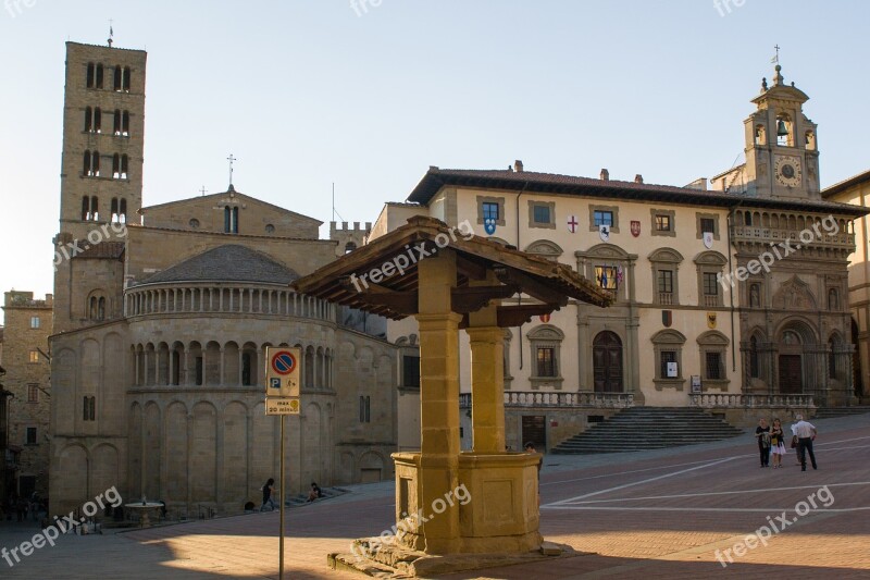 Italy Arezzo Area Cathedral Free Photos