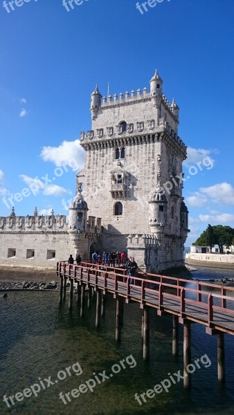 Portugal Monument Tagus River Architecture Lisbon