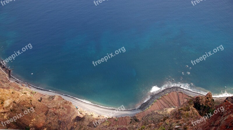 Ocean View Water Madera Island