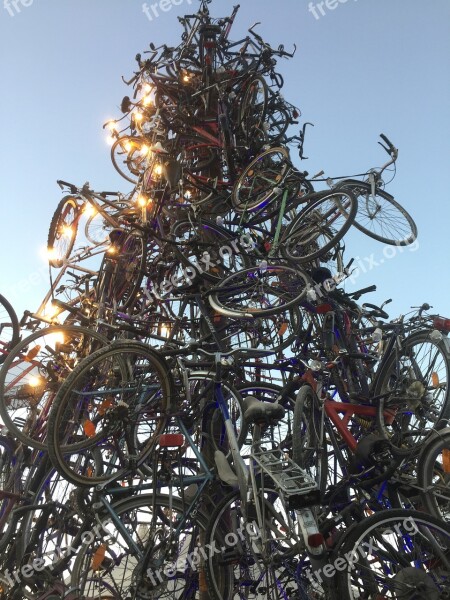 Bicycle Bike Art Sculpture Tollwood