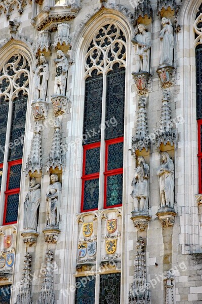 Belgium 2015 Stadhuis Bruges 1376-1420 Historically Places Of Interest