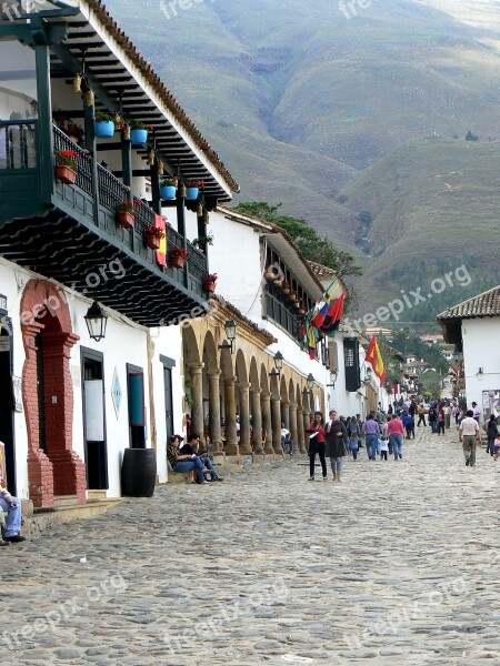 Villa De Leyva Plaza Colonial Boyacá Colombia