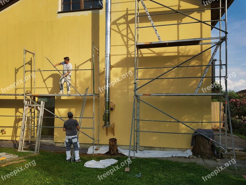 Scaffold Build Up Painter House Integrated