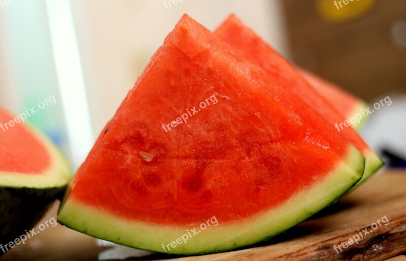 Watermelon Fruit Red Fresh Vitamin