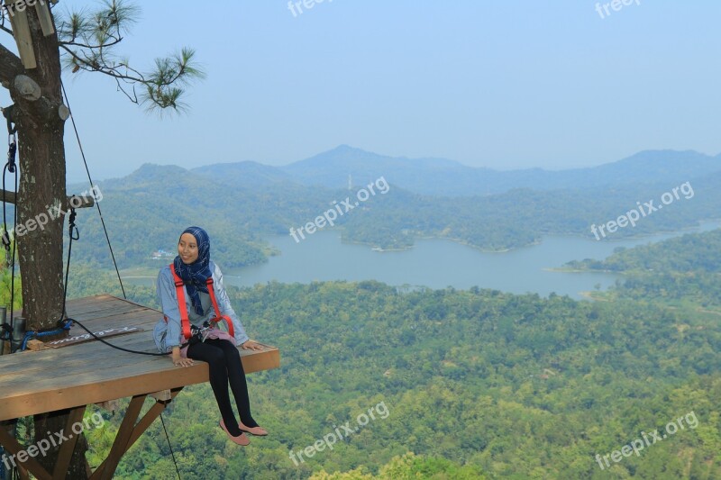 Lake Indonesia High View Wonderful