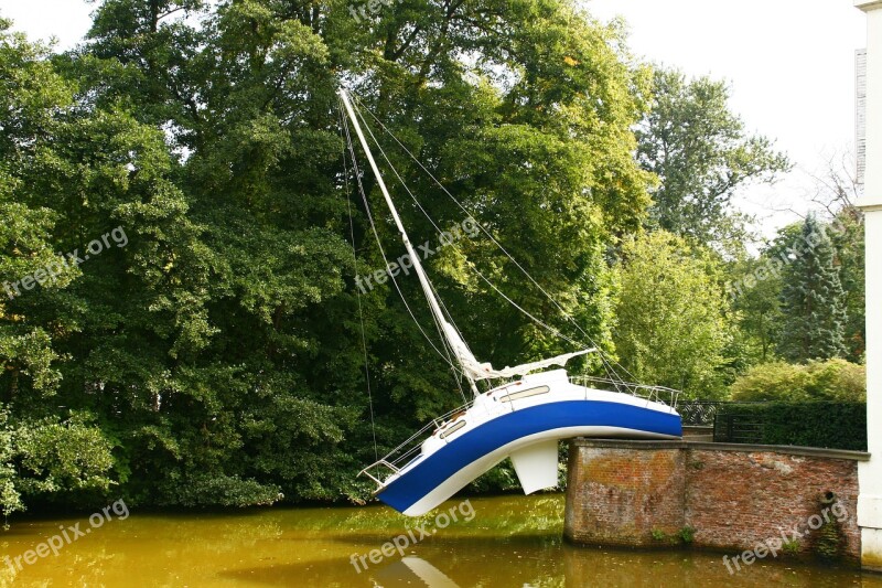 Antwerp Middelheil Belgium Little Boat Art