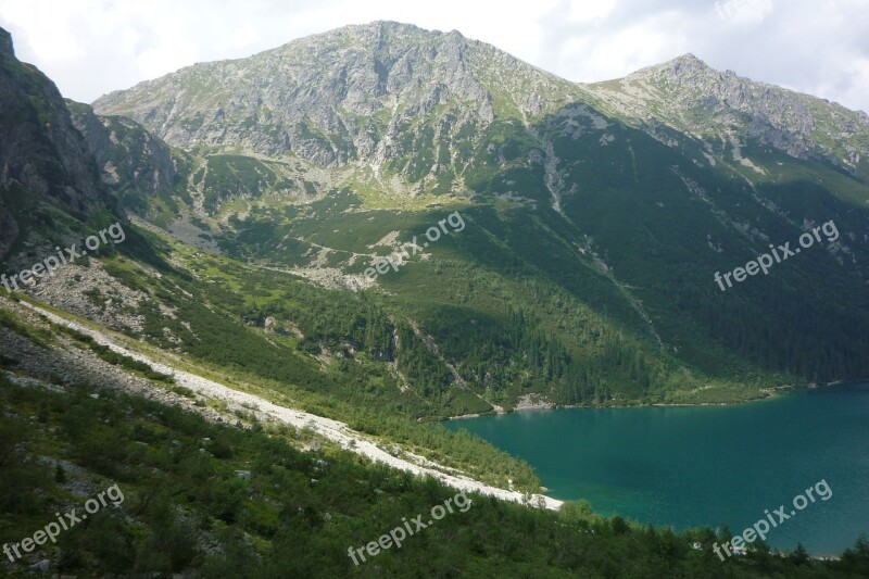 Poland Tatry Mountains Landscape Nature