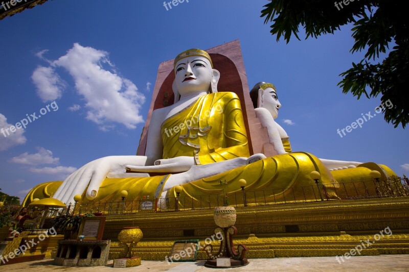 Blue Buddhism Asia Buddha Sky