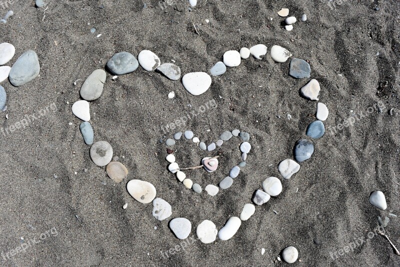 Beach The Stones Pebbles The Coast Stone