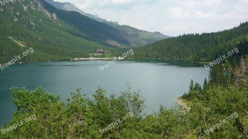 Poland Tatry Mountains Landscape Nature