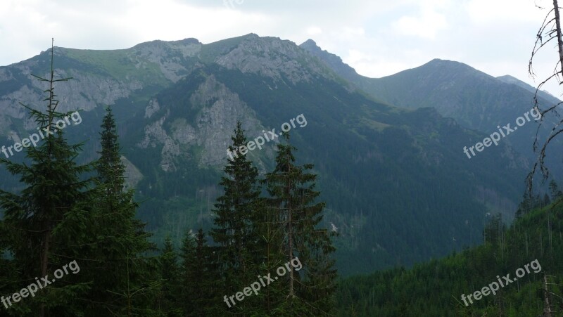 Poland Tatry Mountains Landscape Nature