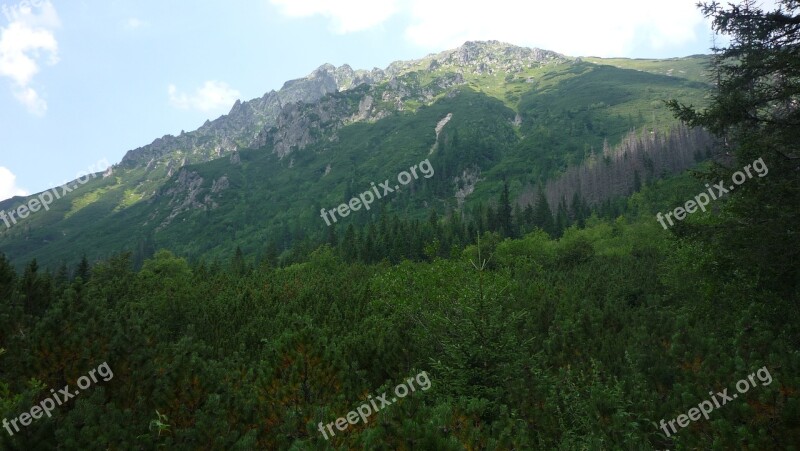 Poland Tatry Mountains Landscape Nature