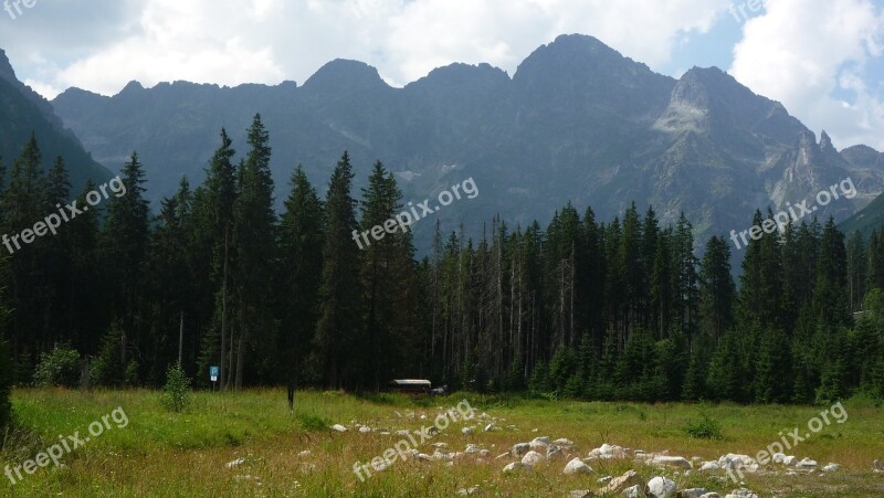 Poland Tatry Mountains Landscape Nature