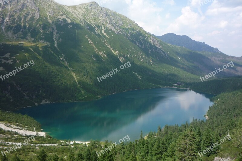 Poland Tatry Mountains Landscape Nature