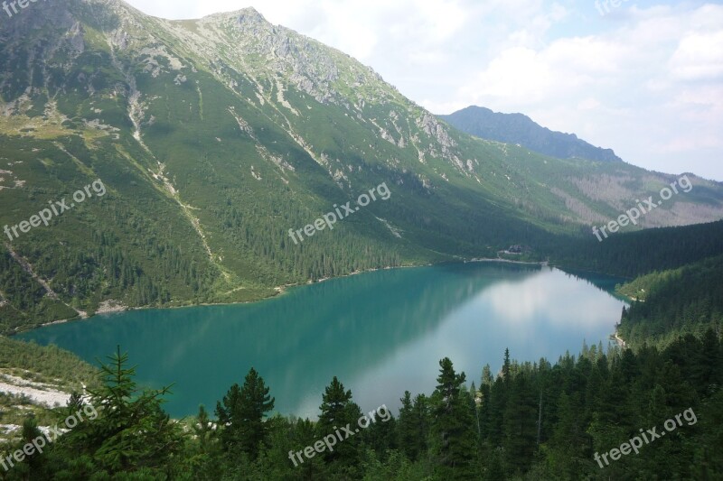 Poland Tatry Mountains Landscape Nature