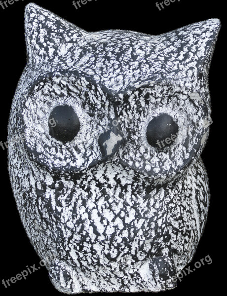 Owl Ceramic Sculpture Decoration Figure